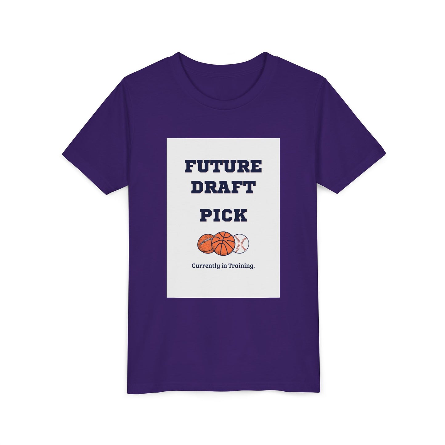 Future Draft Pick Matching Child T-Shirt — Currently in Training | Father's Day Gift | Matching Set with Coach Dad