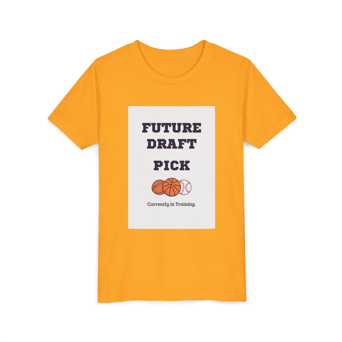 Future Draft Pick Matching Child T-Shirt — Currently in Training | Father's Day Gift | Matching Set with Coach Dad