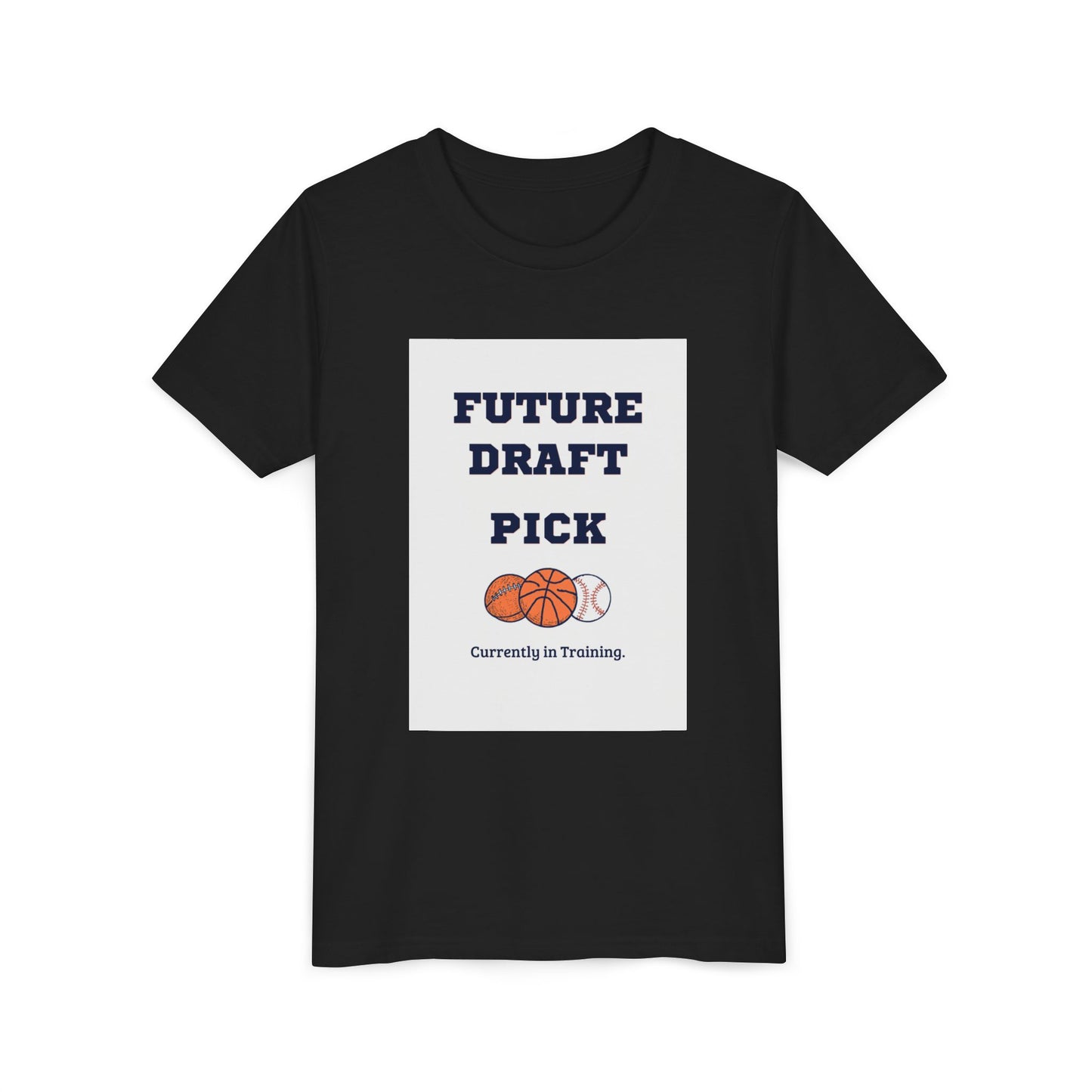 Future Draft Pick Matching Child T-Shirt — Currently in Training | Father's Day Gift | Matching Set with Coach Dad