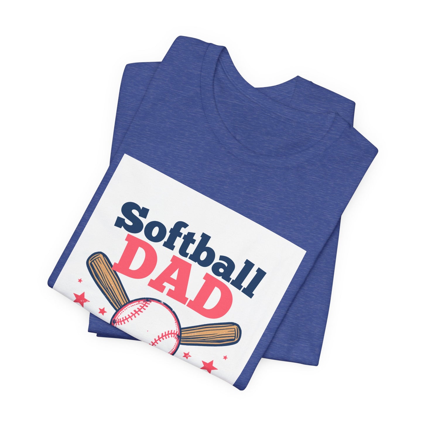 Softball Dad T-Shirt — Proud Softball Dad | Father's Day Gift for Dads of Softball Players | Men's Graphic Tee
