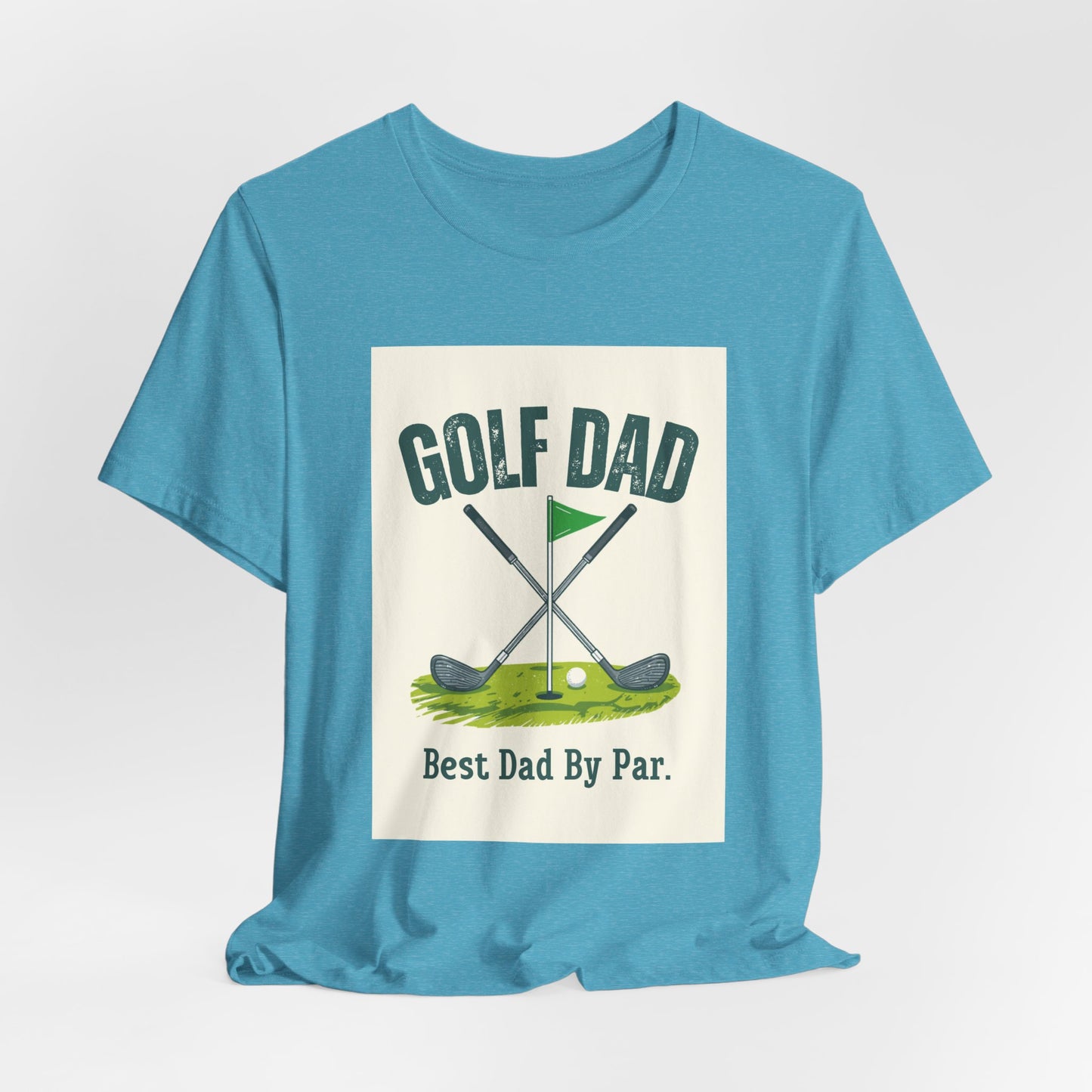 Golf Dad T-Shirt — Best Dad By Par | Funny Father's Day Gift for Golfing Dads | Men's Graphic Tee