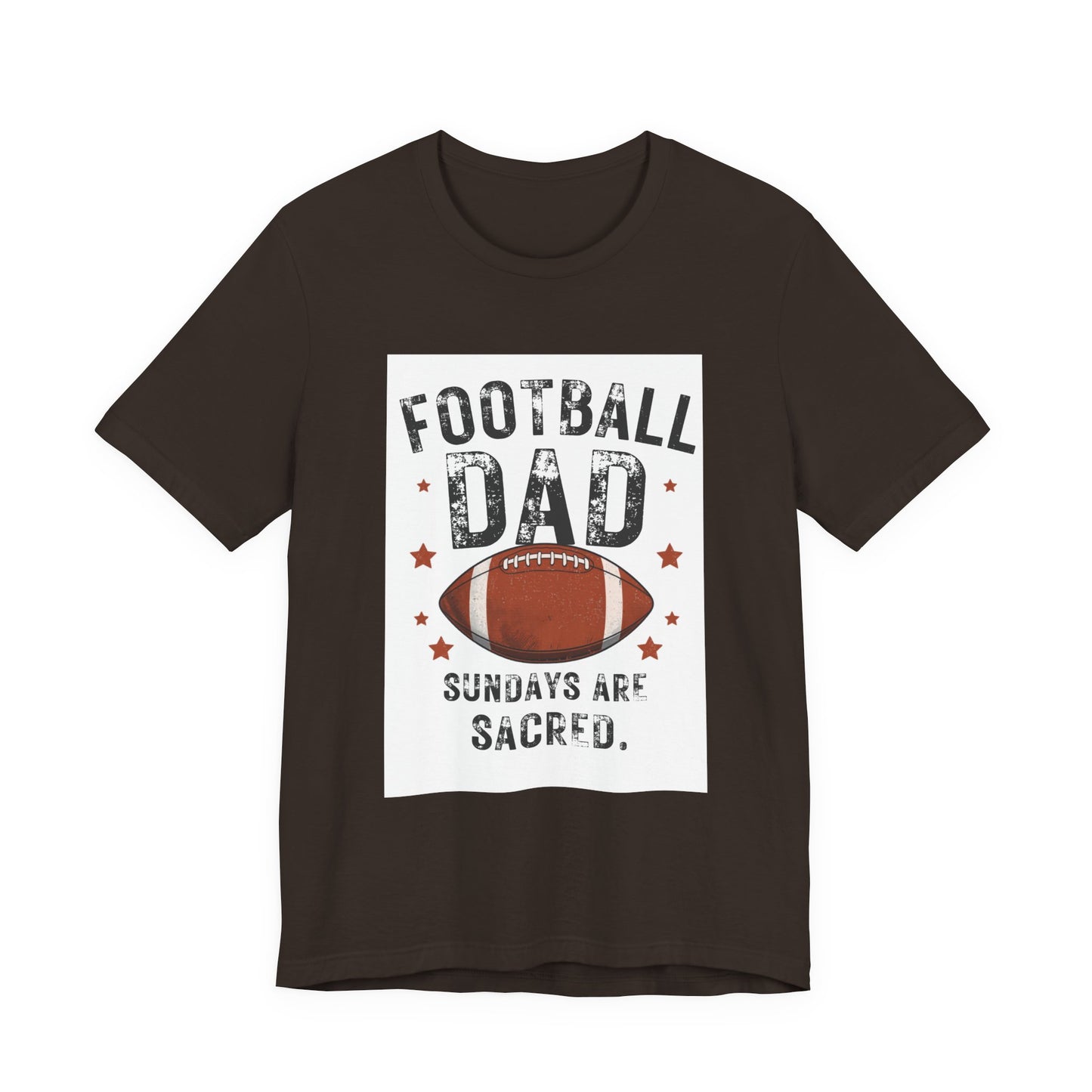 Football Dad T-Shirt — Sundays Are Sacred | Funny Father's Day Gift for Football Loving Dads | Men's Graphic Tee