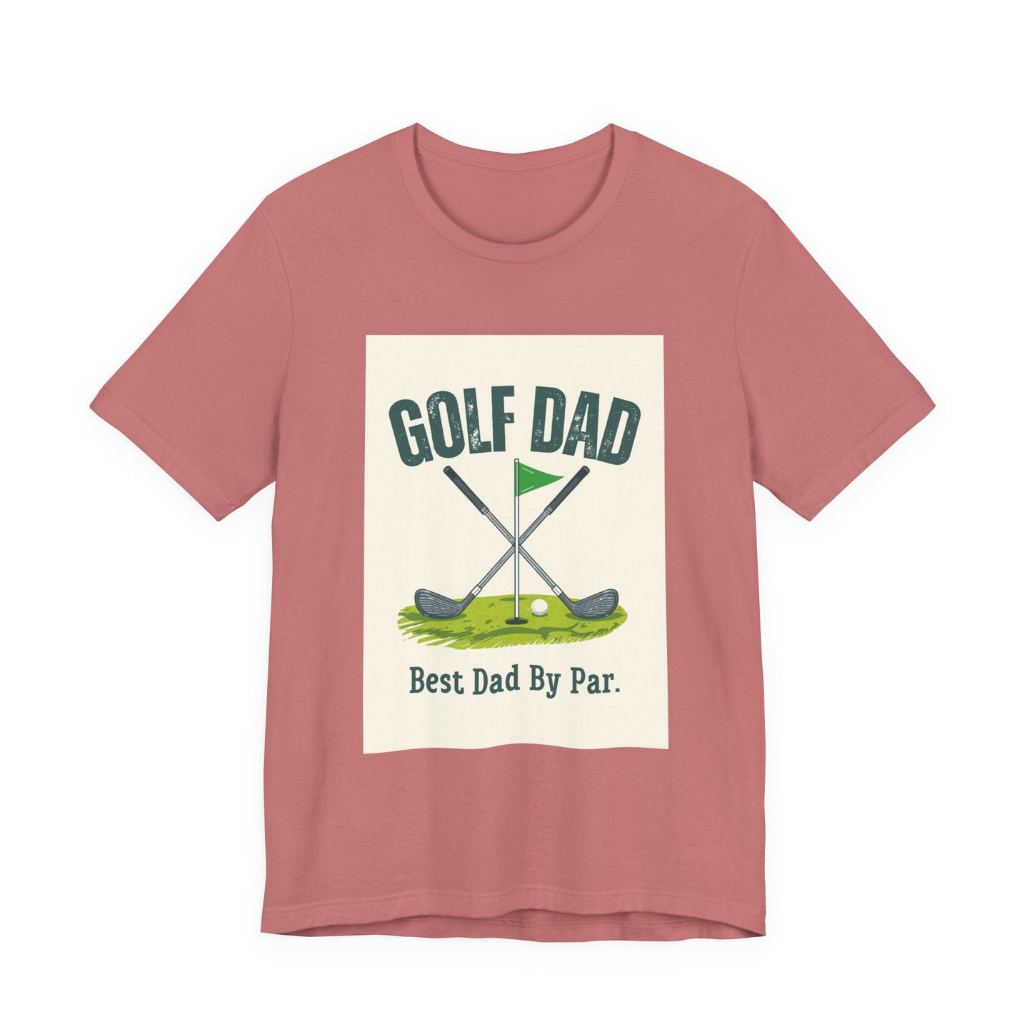 Golf Dad T-Shirt — Best Dad By Par | Funny Father's Day Gift for Golfing Dads | Men's Graphic Tee