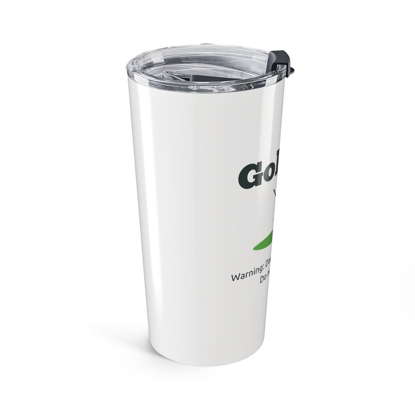 Golf Dad Insulated Tumbler — Warning Do Not Disturb During Golf | Father's Day Gift for Golfing Dads | 20oz