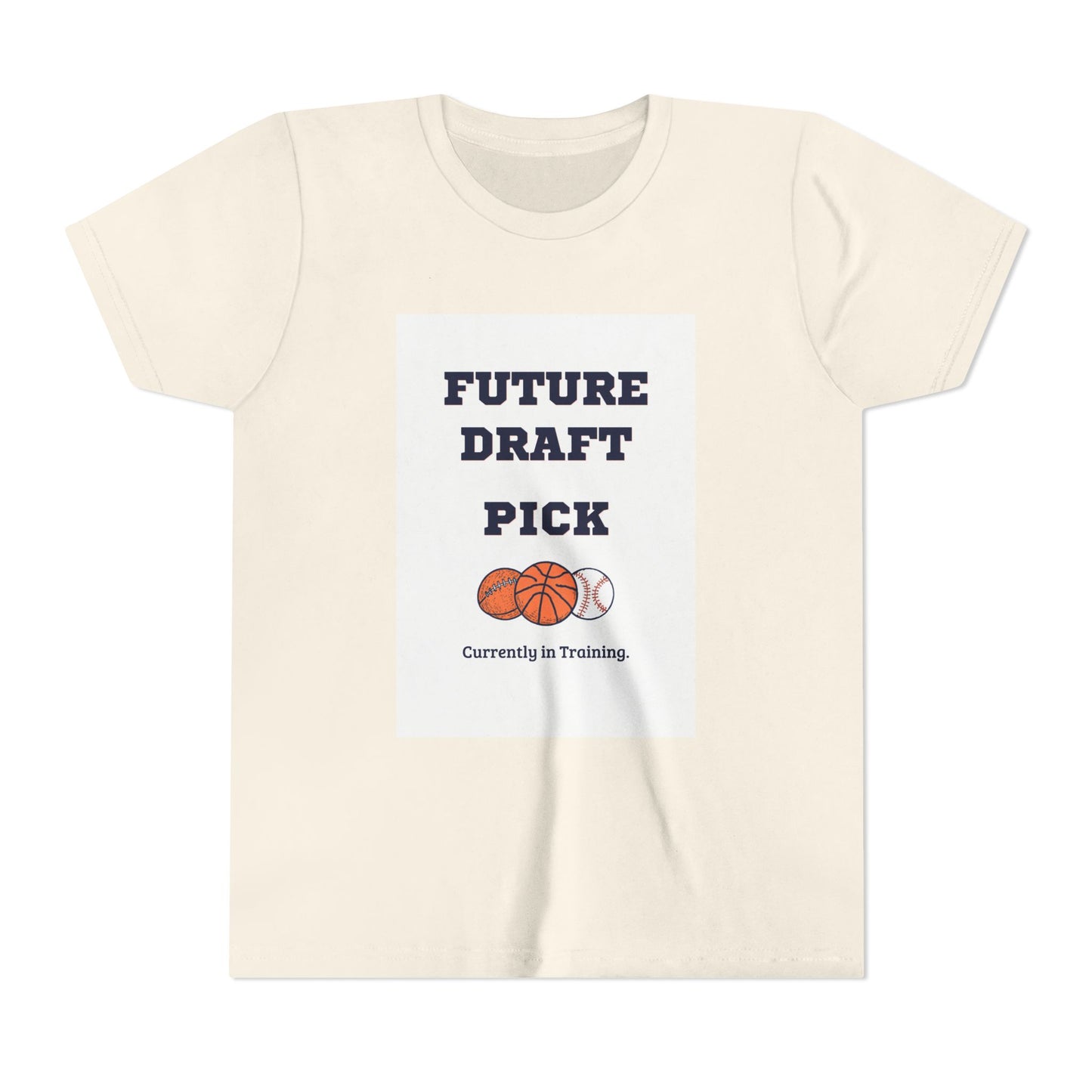 Future Draft Pick Matching Child T-Shirt — Currently in Training | Father's Day Gift | Matching Set with Coach Dad