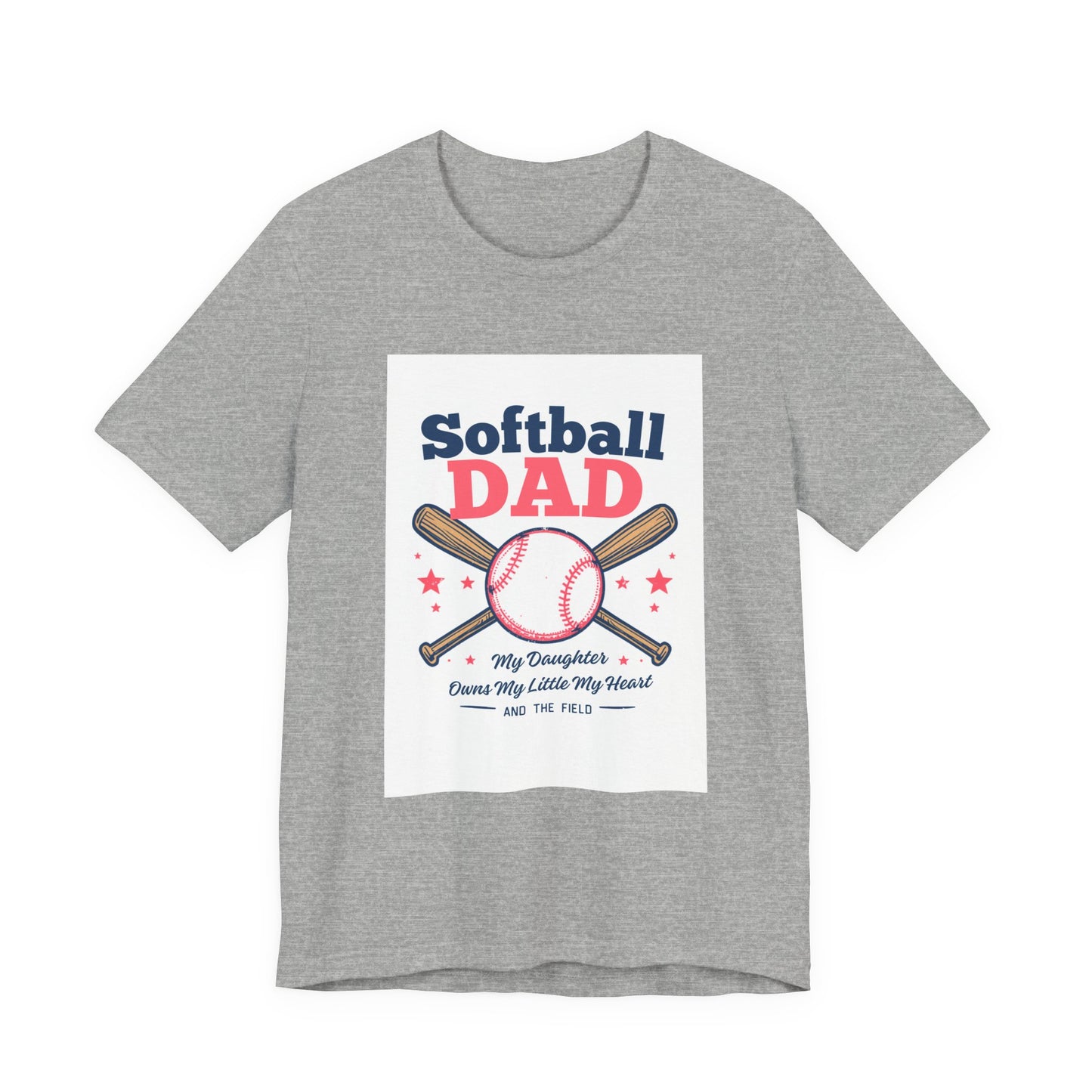 Softball Dad T-Shirt — Proud Softball Dad | Father's Day Gift for Dads of Softball Players | Men's Graphic Tee