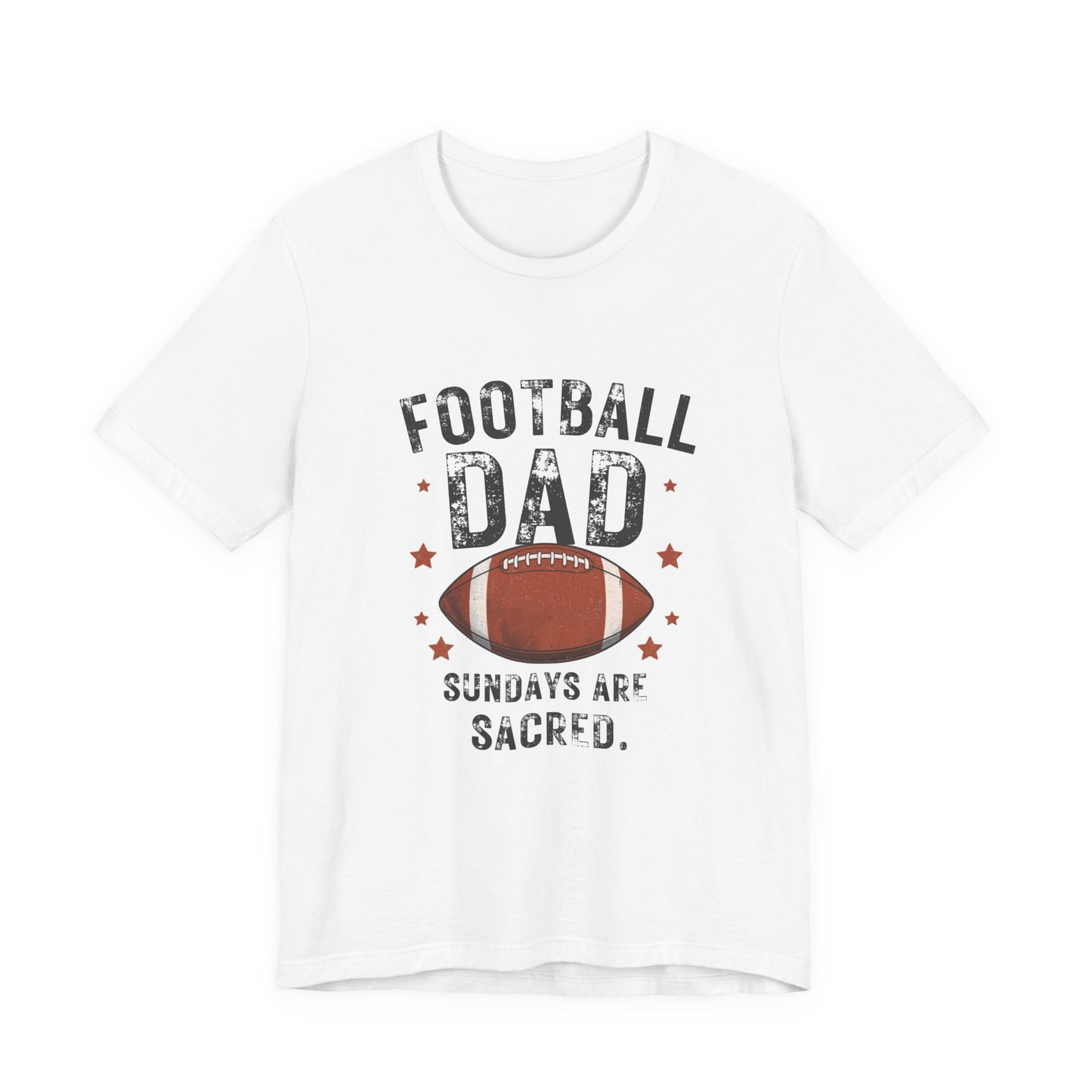 Football Dad T-Shirt — Sundays Are Sacred | Funny Father's Day Gift for Football Loving Dads | Men's Graphic Tee