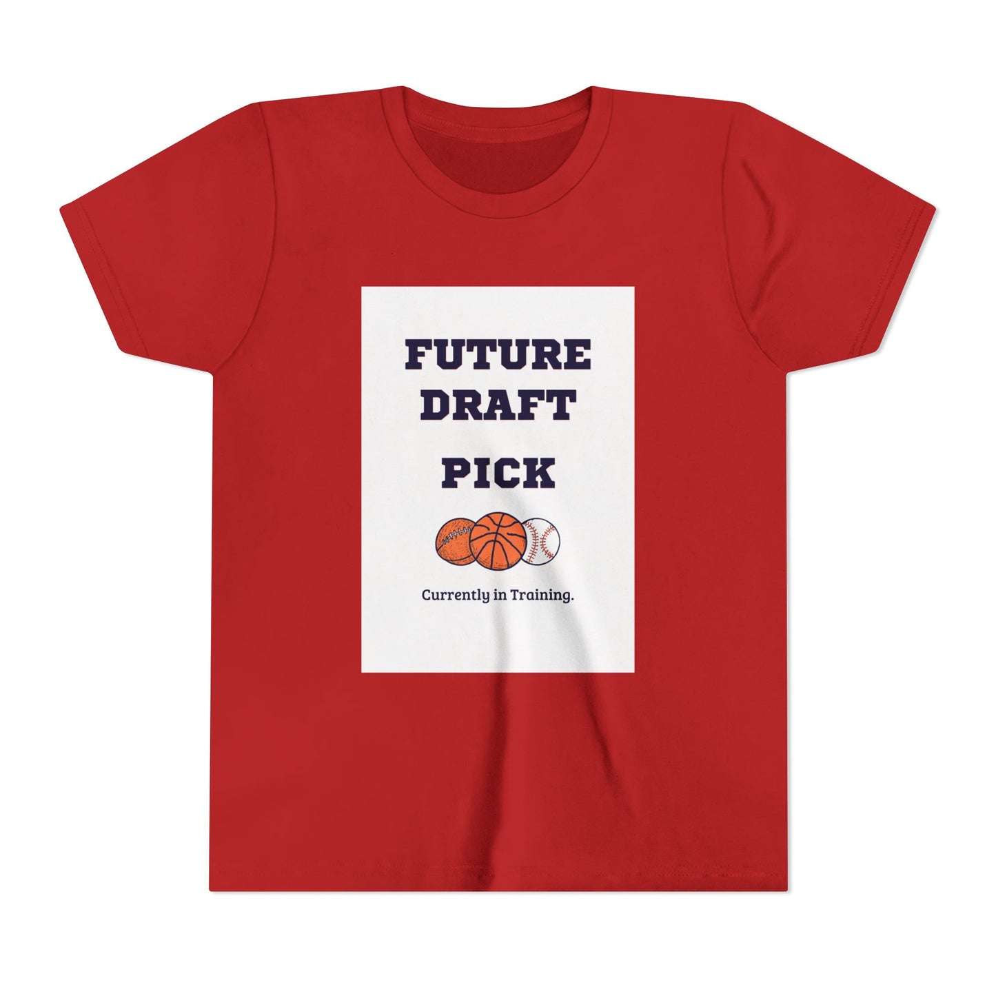 Future Draft Pick Matching Child T-Shirt — Currently in Training | Father's Day Gift | Matching Set with Coach Dad