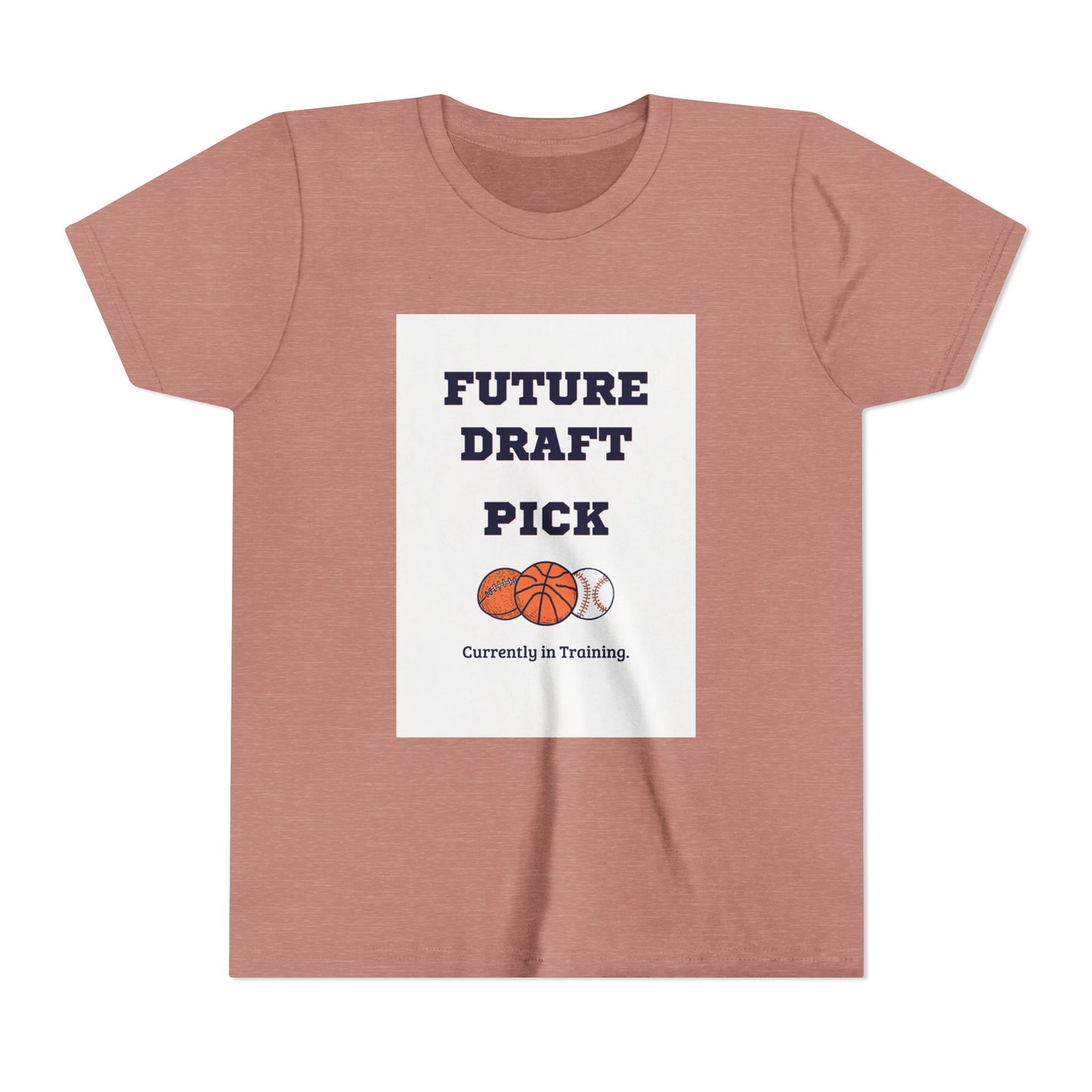 Future Draft Pick Matching Child T-Shirt — Currently in Training | Father's Day Gift | Matching Set with Coach Dad