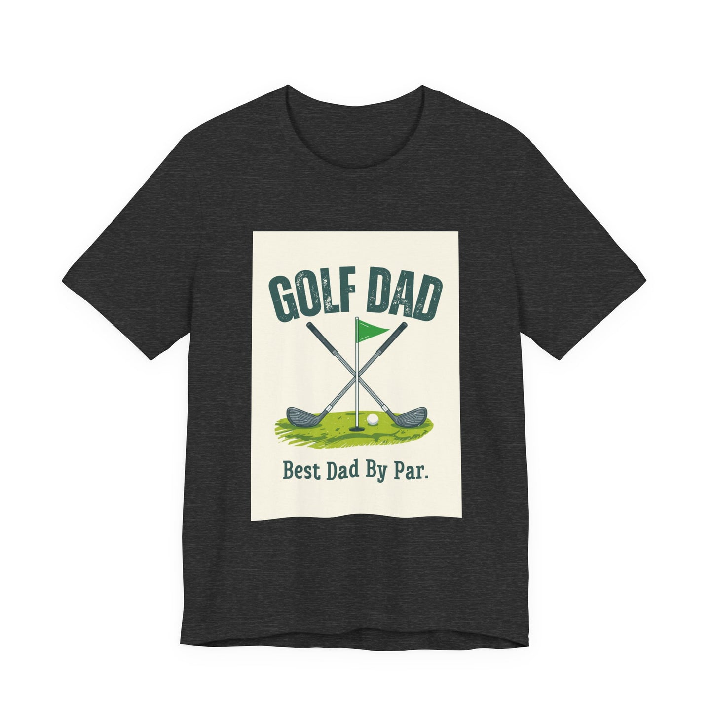 Golf Dad T-Shirt — Best Dad By Par | Funny Father's Day Gift for Golfing Dads | Men's Graphic Tee