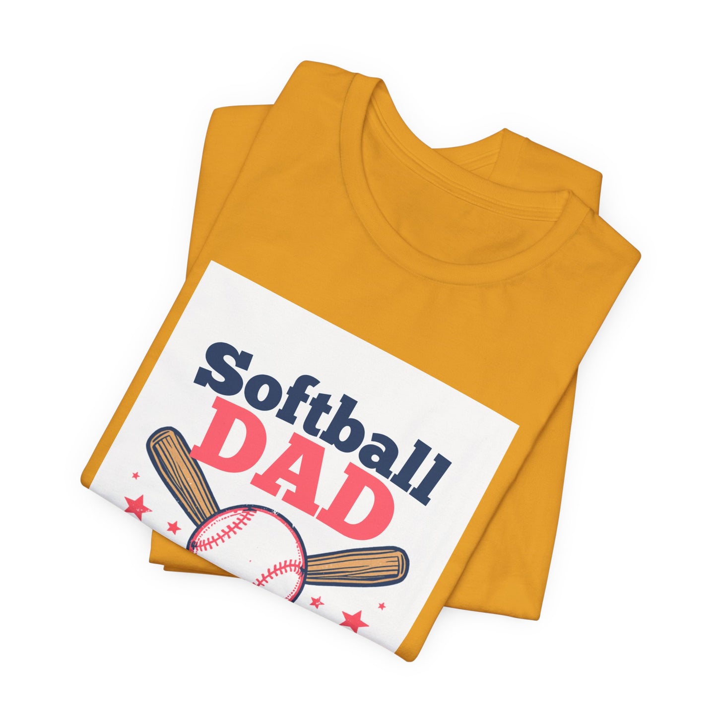 Softball Dad T-Shirt — Proud Softball Dad | Father's Day Gift for Dads of Softball Players | Men's Graphic Tee