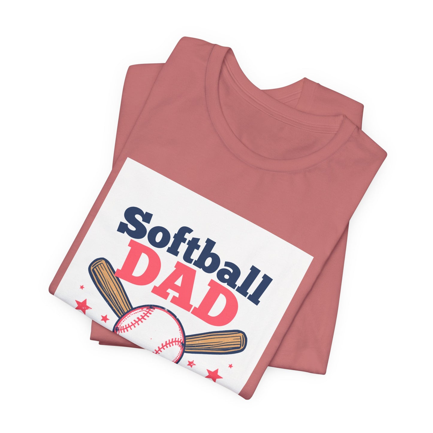 Softball Dad T-Shirt — Proud Softball Dad | Father's Day Gift for Dads of Softball Players | Men's Graphic Tee