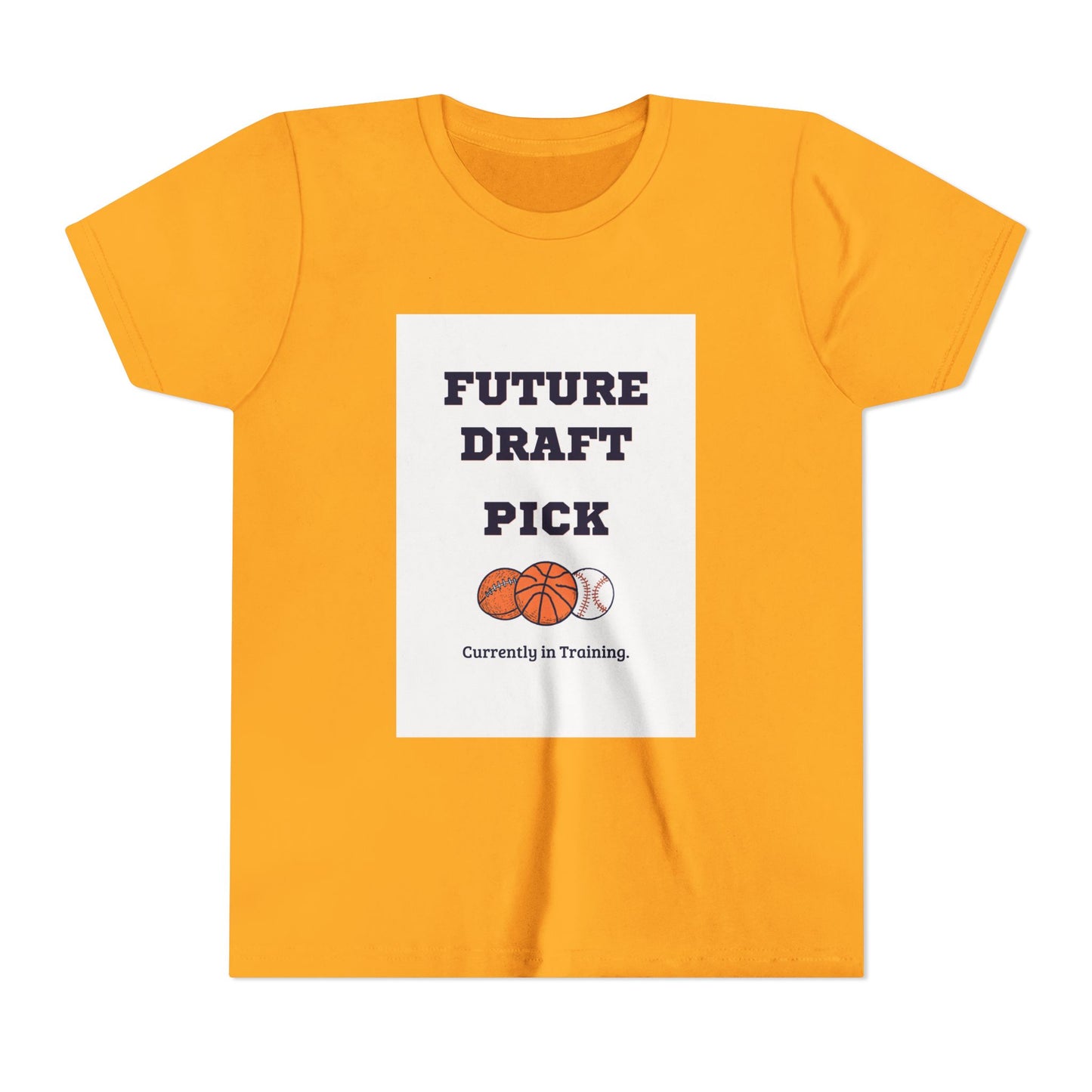 Future Draft Pick Matching Child T-Shirt — Currently in Training | Father's Day Gift | Matching Set with Coach Dad