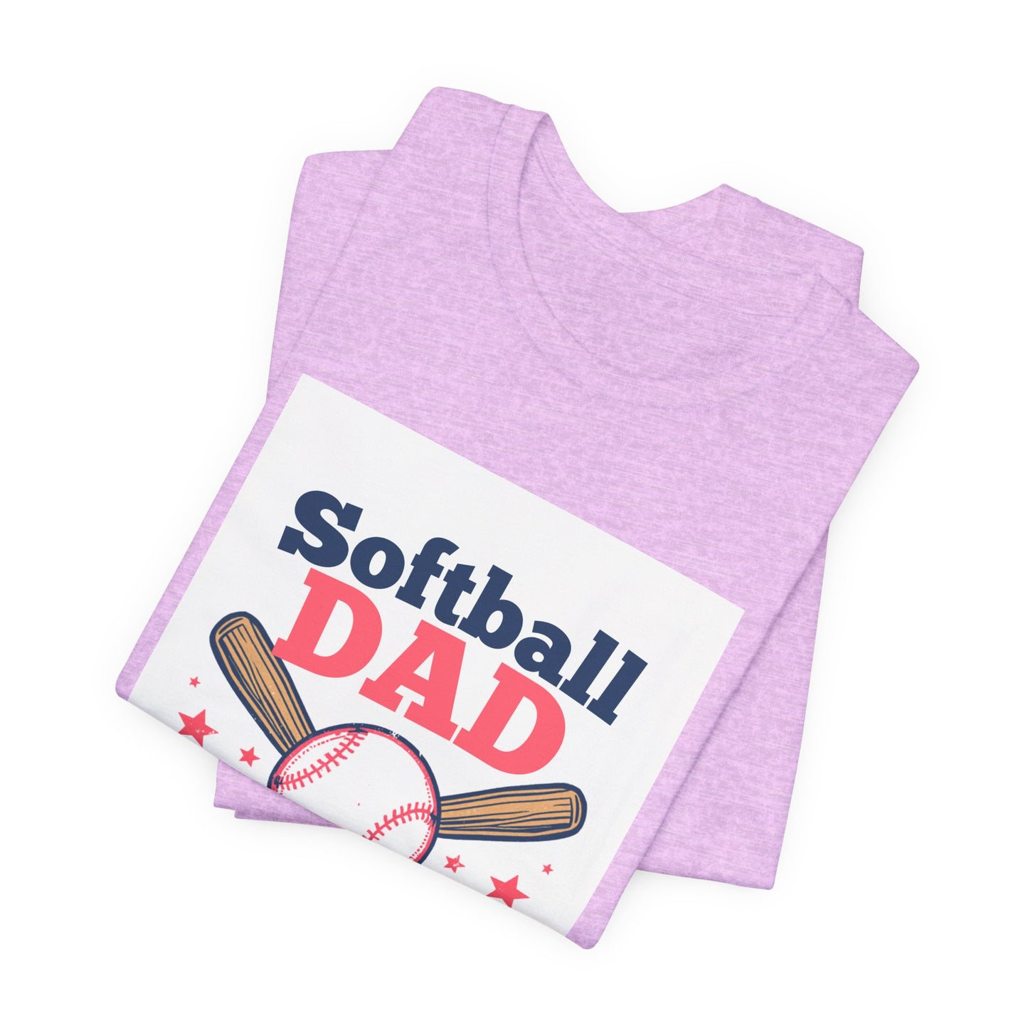 Softball Dad T-Shirt — Proud Softball Dad | Father's Day Gift for Dads of Softball Players | Men's Graphic Tee
