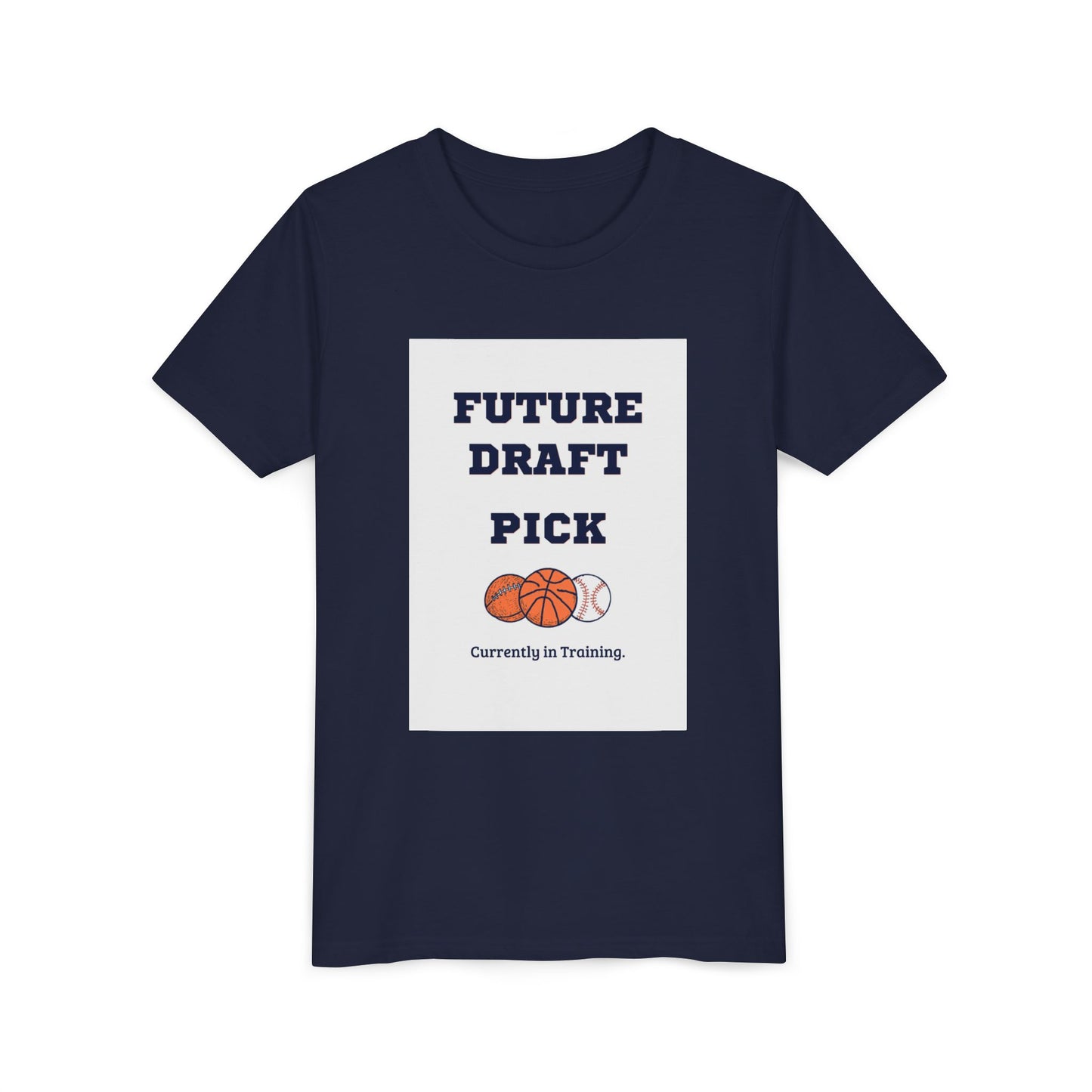 Future Draft Pick Matching Child T-Shirt — Currently in Training | Father's Day Gift | Matching Set with Coach Dad