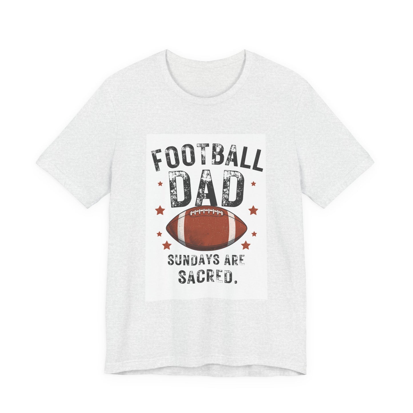 Football Dad T-Shirt — Sundays Are Sacred | Funny Father's Day Gift for Football Loving Dads | Men's Graphic Tee