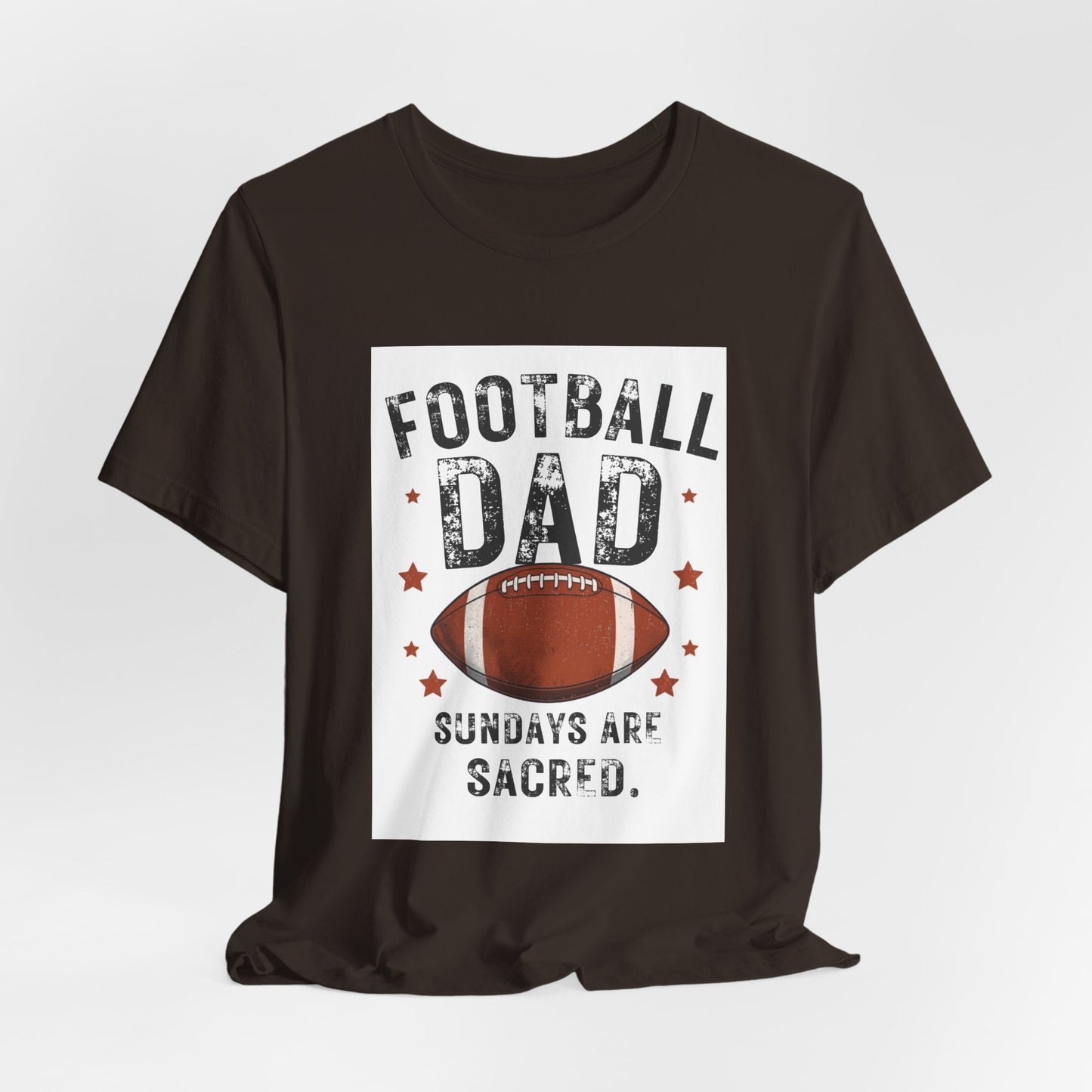 Football Dad T-Shirt — Sundays Are Sacred | Funny Father's Day Gift for Football Loving Dads | Men's Graphic Tee