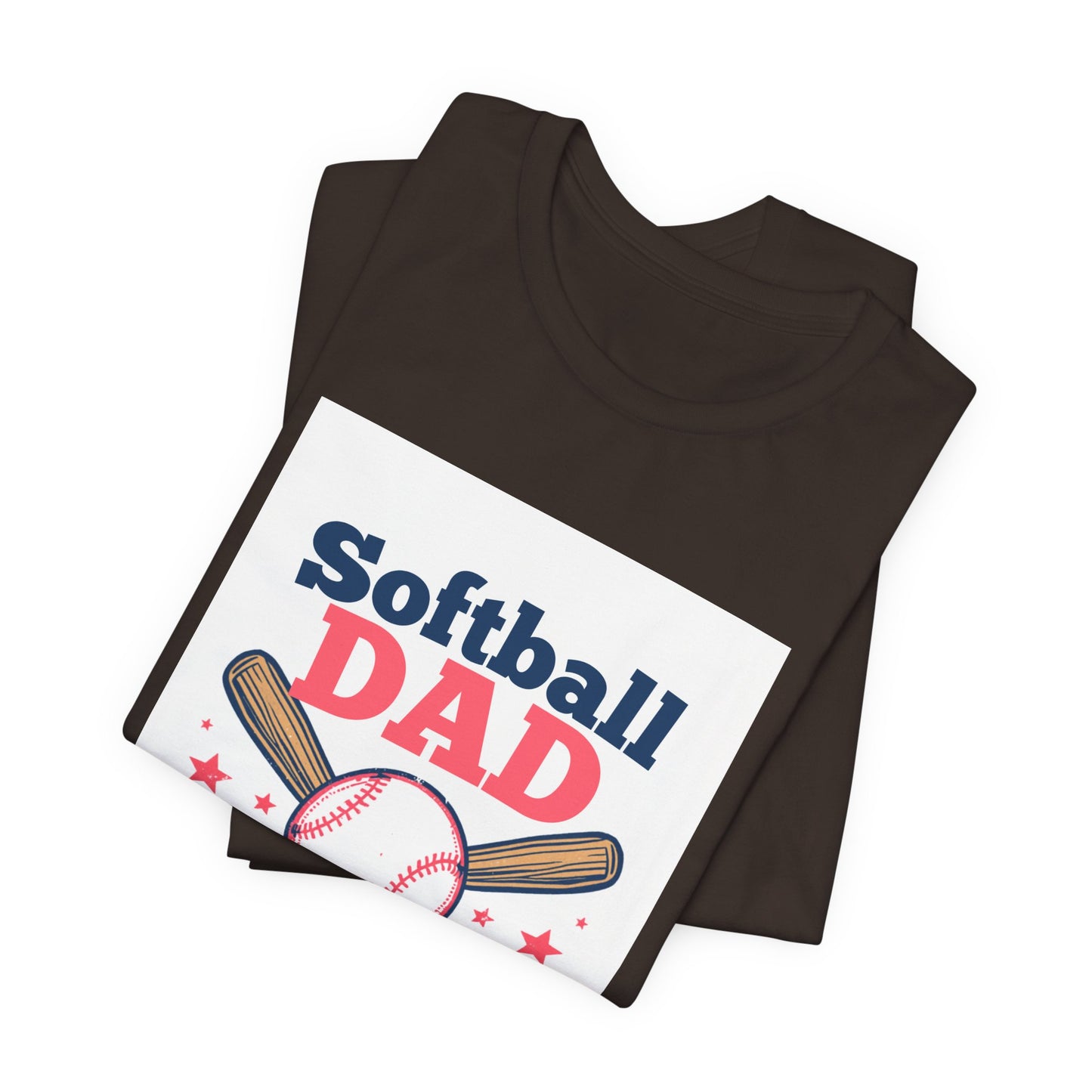 Softball Dad T-Shirt — Proud Softball Dad | Father's Day Gift for Dads of Softball Players | Men's Graphic Tee