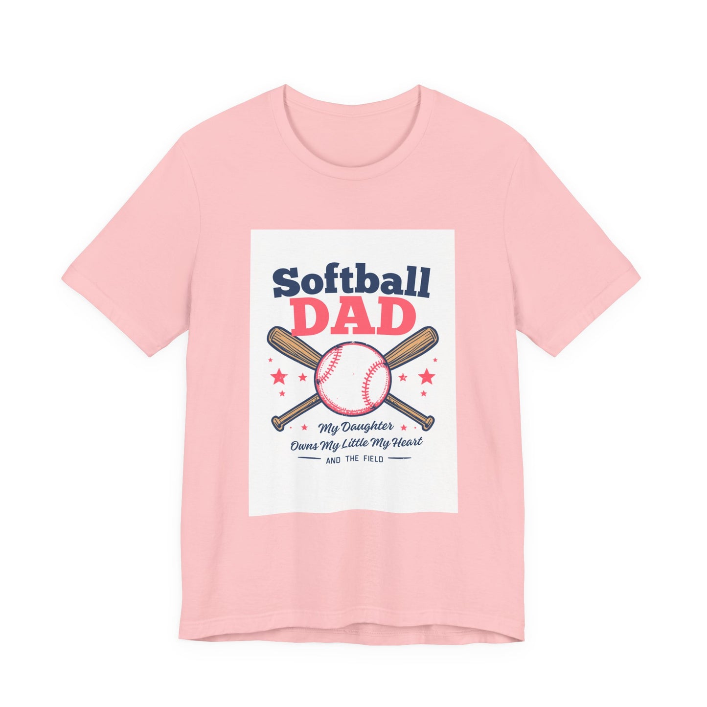 Softball Dad T-Shirt — Proud Softball Dad | Father's Day Gift for Dads of Softball Players | Men's Graphic Tee