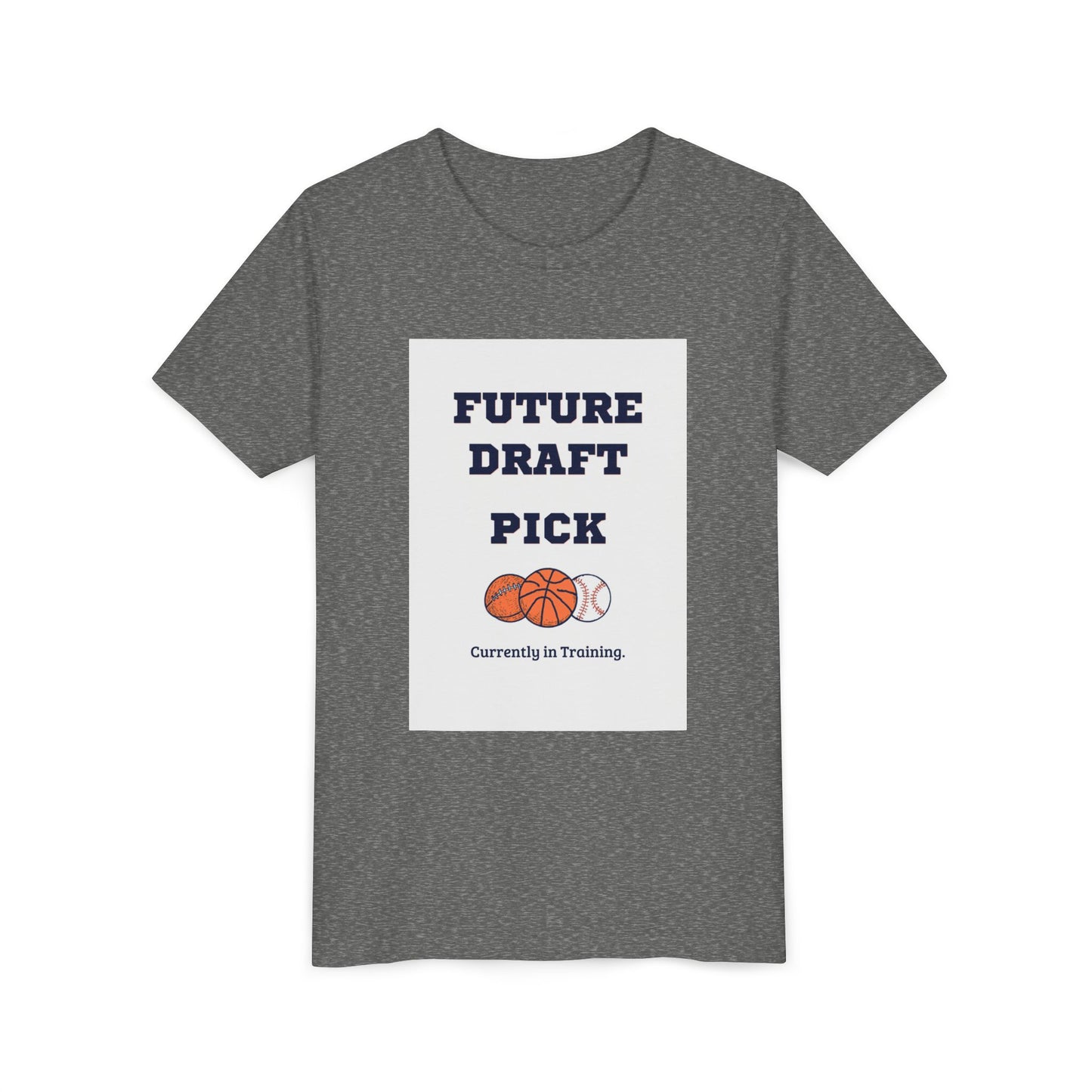 Future Draft Pick Matching Child T-Shirt — Currently in Training | Father's Day Gift | Matching Set with Coach Dad