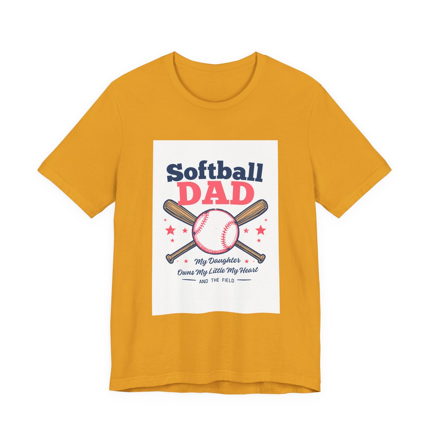 Softball Dad T-Shirt — Proud Softball Dad | Father's Day Gift for Dads of Softball Players | Men's Graphic Tee