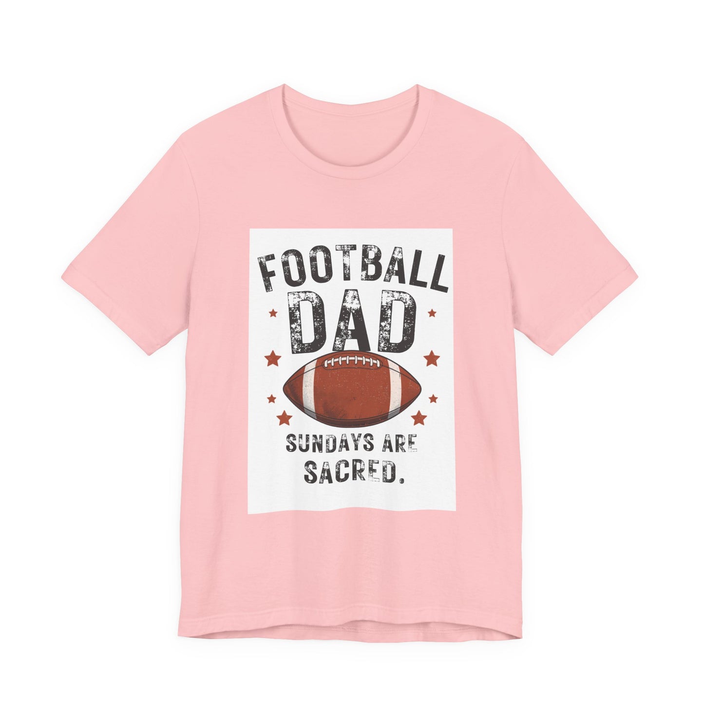 Football Dad T-Shirt — Sundays Are Sacred | Funny Father's Day Gift for Football Loving Dads | Men's Graphic Tee