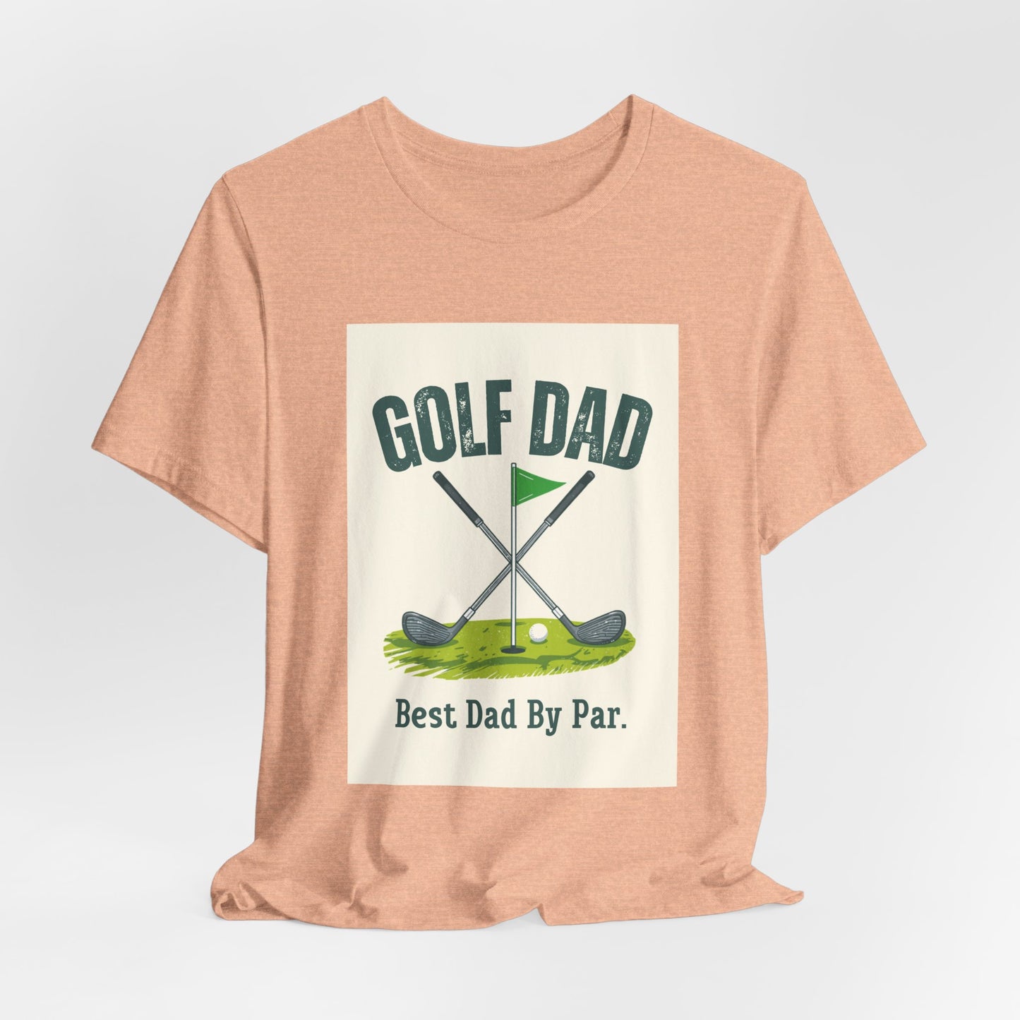 Golf Dad T-Shirt — Best Dad By Par | Funny Father's Day Gift for Golfing Dads | Men's Graphic Tee