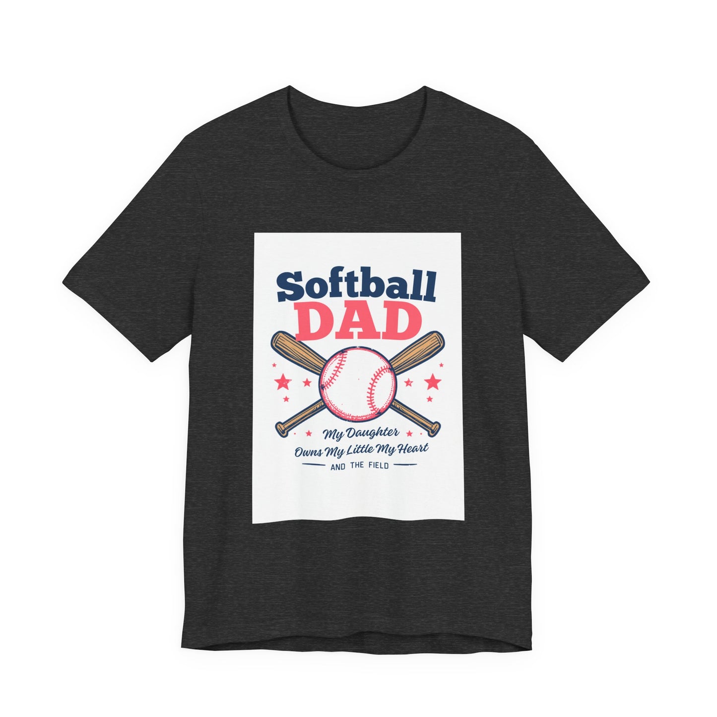 Softball Dad T-Shirt — Proud Softball Dad | Father's Day Gift for Dads of Softball Players | Men's Graphic Tee