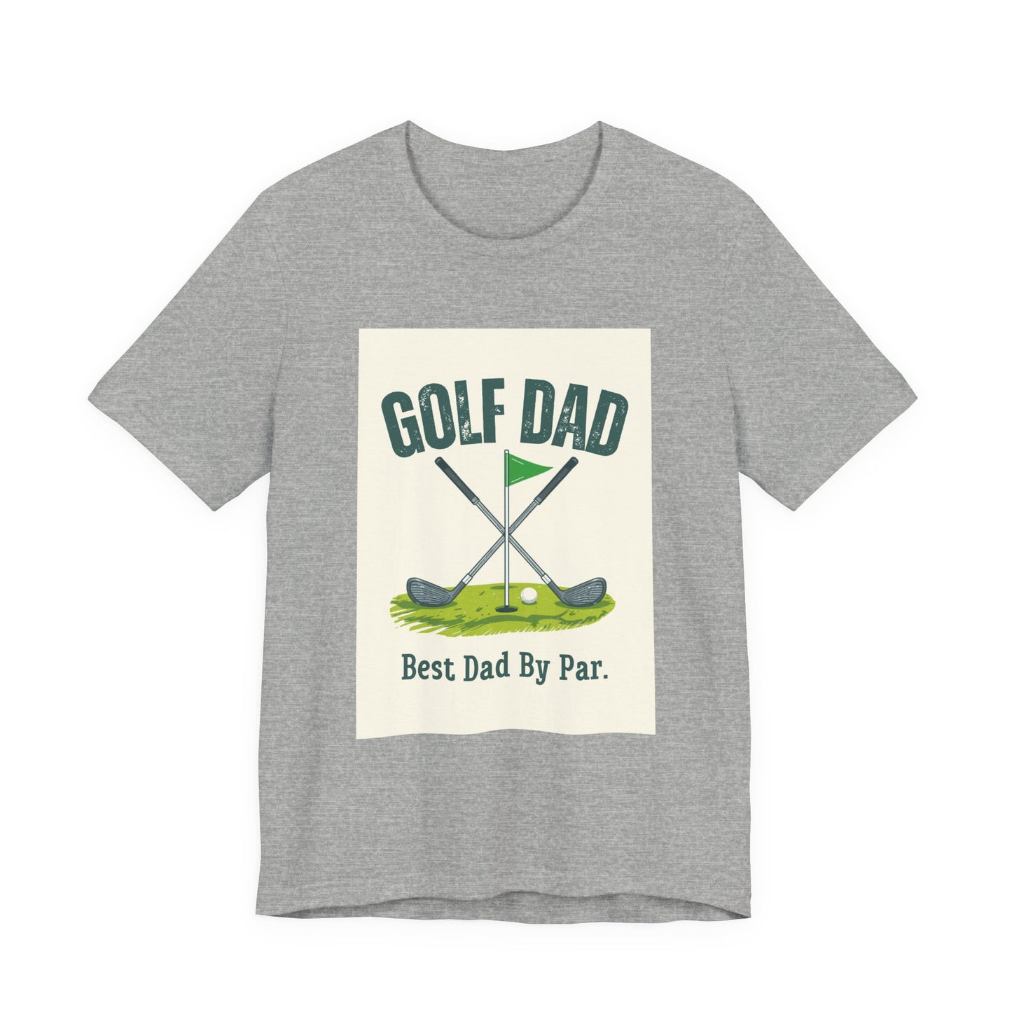 Golf Dad T-Shirt — Best Dad By Par | Funny Father's Day Gift for Golfing Dads | Men's Graphic Tee
