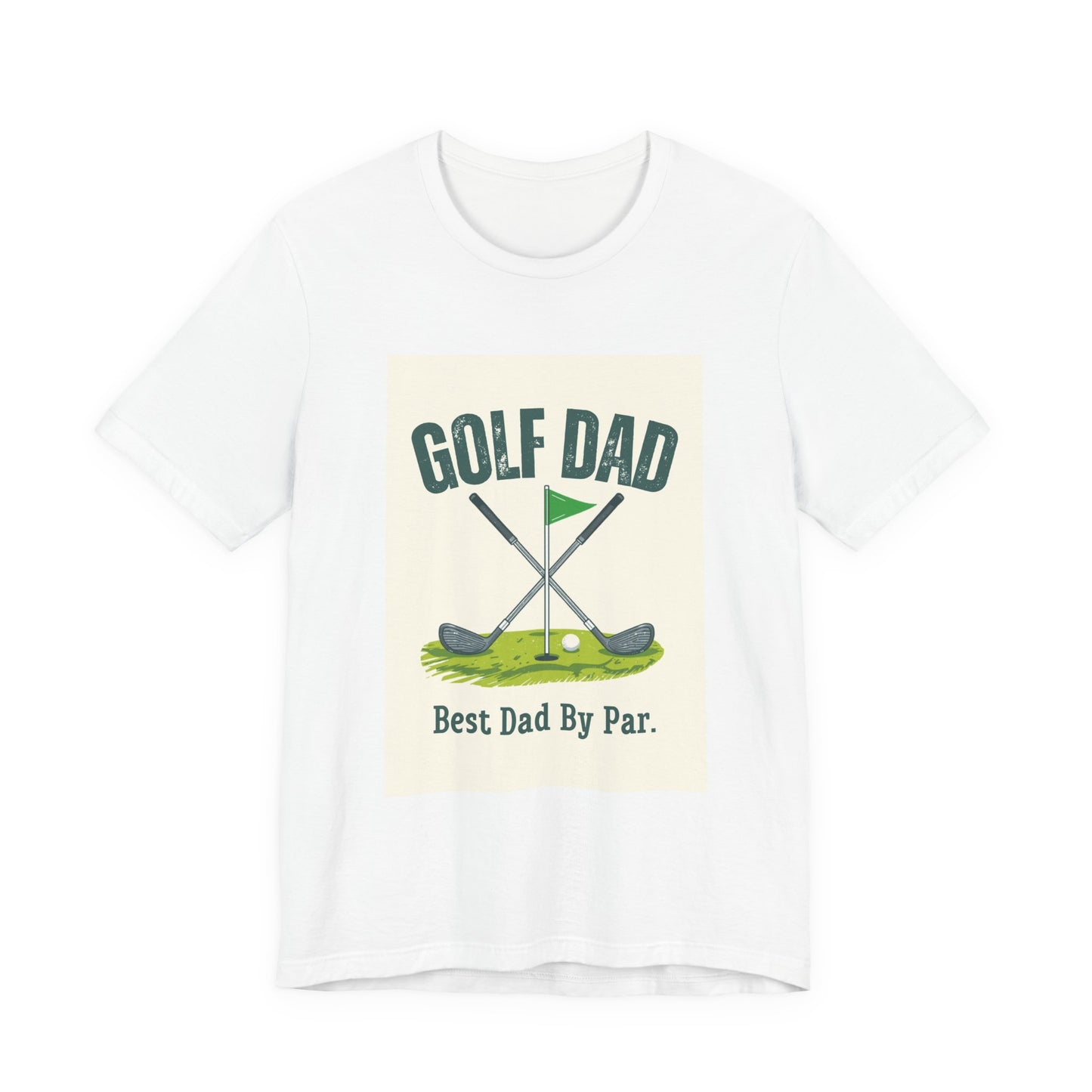 Golf Dad T-Shirt — Best Dad By Par | Funny Father's Day Gift for Golfing Dads | Men's Graphic Tee