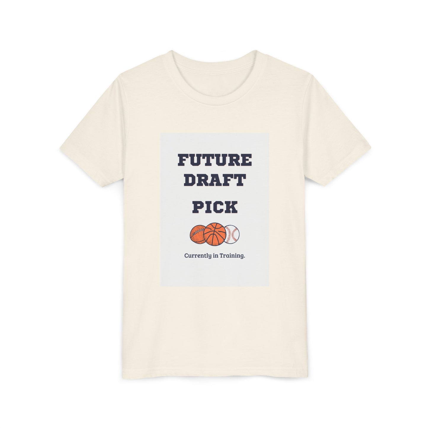 Future Draft Pick Matching Child T-Shirt — Currently in Training | Father's Day Gift | Matching Set with Coach Dad