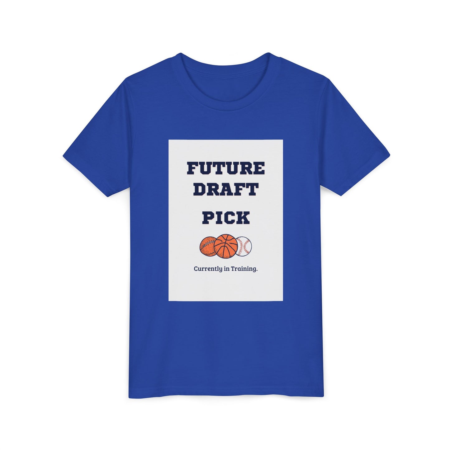 Future Draft Pick Matching Child T-Shirt — Currently in Training | Father's Day Gift | Matching Set with Coach Dad