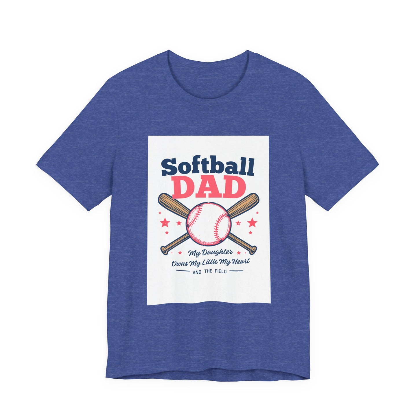 Softball Dad T-Shirt — Proud Softball Dad | Father's Day Gift for Dads of Softball Players | Men's Graphic Tee