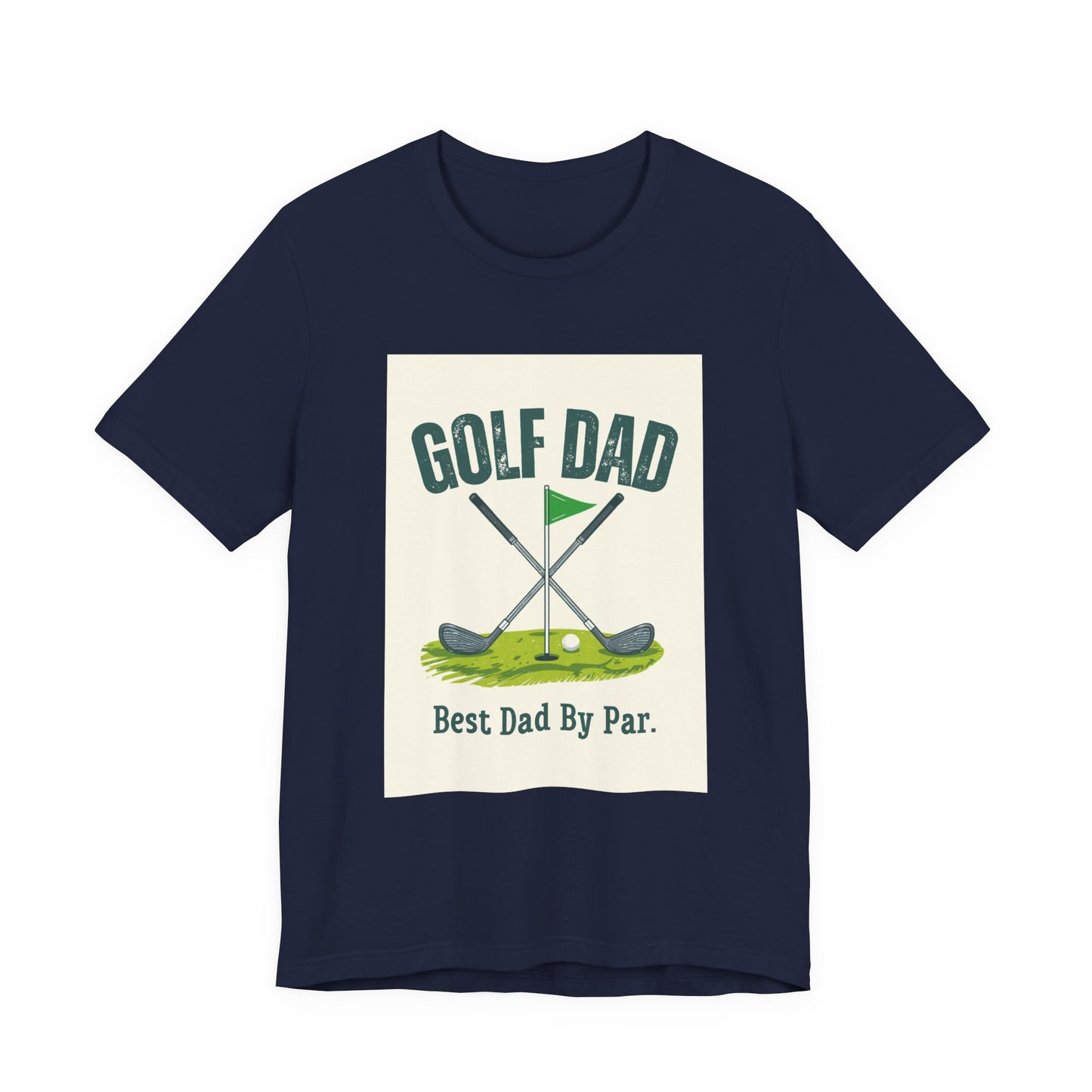 Golf Dad T-Shirt — Best Dad By Par | Funny Father's Day Gift for Golfing Dads | Men's Graphic Tee