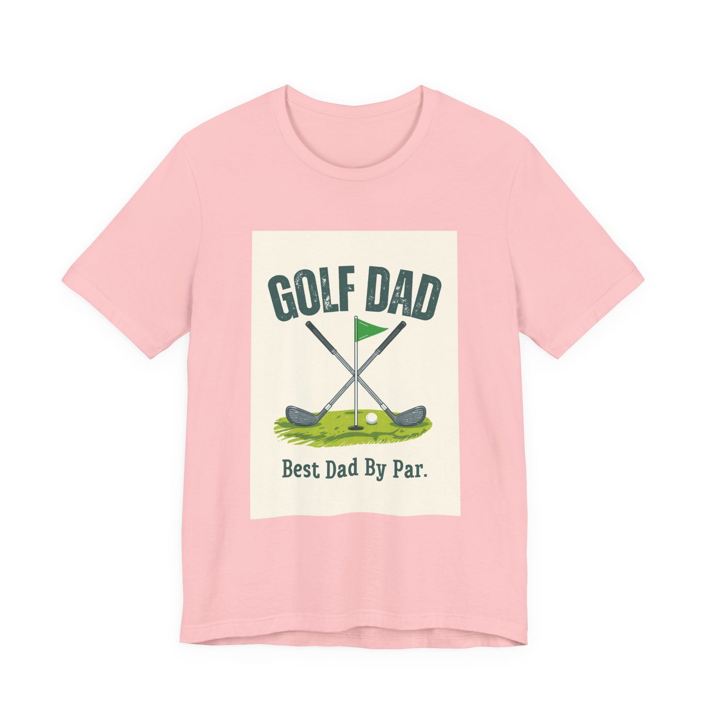 Golf Dad T-Shirt — Best Dad By Par | Funny Father's Day Gift for Golfing Dads | Men's Graphic Tee