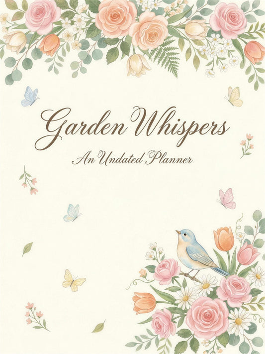 Garden Whispers — An Undated Planner